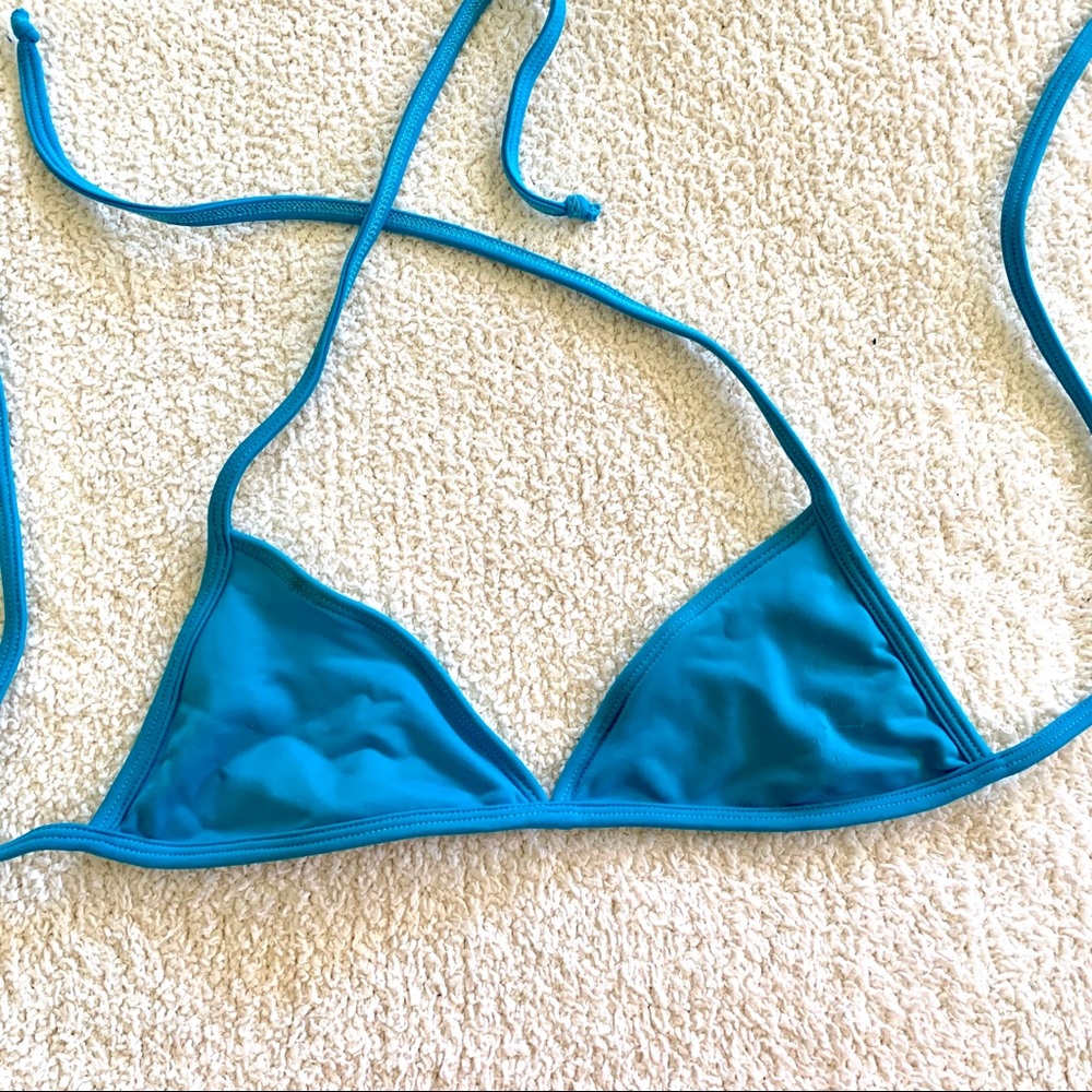Turquoise brazillian bikini